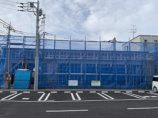 ＣＬＴパネルの建方工事